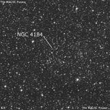 NGC 4184 - рассеянное скопление звёзд. Описание NGC 4184:, Рассеянное скопление в созвездии Южный Крест