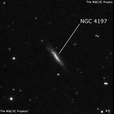 NGC 4197 - спиральная галактика. Описание NGC 4197:, Галактика в созвездии Дева