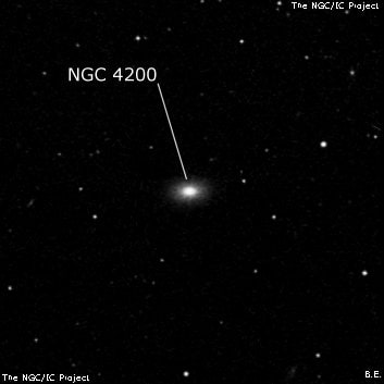 NGC 4200 - линзовидная галактика. Описание NGC 4200:, Галактика в созвездии Дева