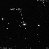 NGC 4201 - линзовидная галактика. Описание NGC 4201:, Галактика в созвездии Дева