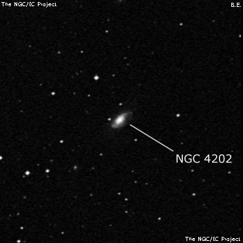 NGC 4202 - галактика. Описание NGC 4202:, Галактика в созвездии Дева
