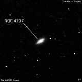 NGC 4207 - галактика. Описание NGC 4207:, Галактика в созвездии Дева