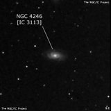 NGC 4246 - спиральная галактика. Описание NGC 4246:, Галактика в созвездии Дева