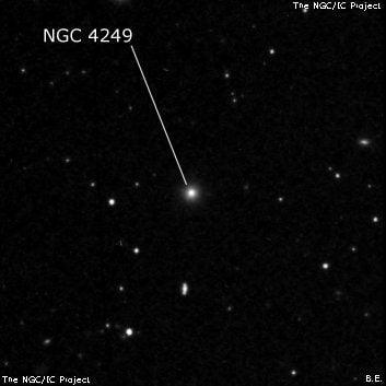 NGC 4249 - линзовидная галактика. Описание NGC 4249:, Галактика в созвездии Дева