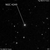 NGC 4249 - линзовидная галактика. Описание NGC 4249:, Галактика в созвездии Дева