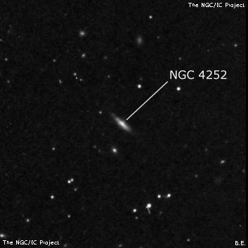 NGC 4252 - спиральная галактика. Описание NGC 4252:, Галактика в созвездии Дева