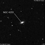 NGC 4255 - спиральная галактика с баром. Описание NGC 4255:, Галактика в созвездии Дева