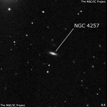 NGC 4257 - галактика. Описание NGC 4257:, Галактика в созвездии Дева