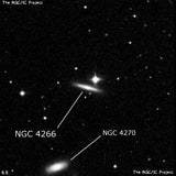 NGC 4266 - спиральная галактика с баром. Описание NGC 4266:, Галактика в созвездии Дева