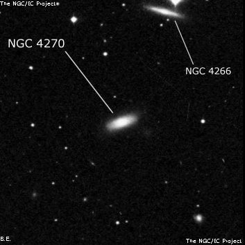 NGC 4270 - линзовидная галактика. Описание NGC 4270:, Галактика в созвездии Дева