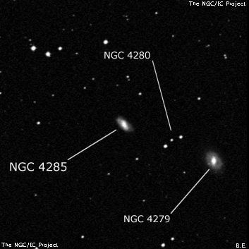 NGC 4285 - спиральная галактика. Описание NGC 4285:, Галактика в созвездии Дева