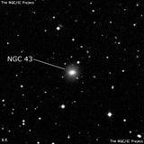 NGC 43 - спиральная галактика с баром. Описание NGC 43:, Галактика в созвездии Андромеда
