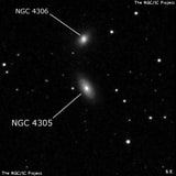 NGC 4305 - спиральная галактика. Описание NGC 4305:, Галактика в созвездии Дева