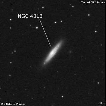 NGC 4313 - галактика. Описание NGC 4313:, Галактика в созвездии Дева