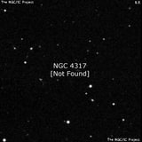 NGC 4317 - по указанным Генри Дрейером координатам, объект повторно не найден; . Описание NGC 4317:, Объект глубокого космоса в созвездии Волосы Вероники