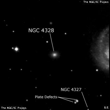 NGC 4328 - галактика. Описание NGC 4328:, Галактика в созвездии Волосы Вероники