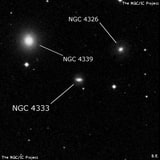 NGC 4333 - спиральная галактика с баром. Описание NGC 4333:, Галактика в созвездии Дева