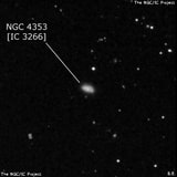 NGC 4353 - галактика неправильной формы. Описание NGC 4353:, Галактика в созвездии Дева