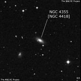 NGC 4355 - спиральная галактика. Описание NGC 4355:, Объект глубокого космоса в созвездии Дева