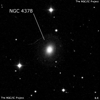 NGC 4378 - спиральная галактика. Описание NGC 4378:, Галактика в созвездии Дева