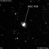 NGC 438 - спиральная галактика с баром. Описание NGC 438:, Галактика в созвездии Скульптор