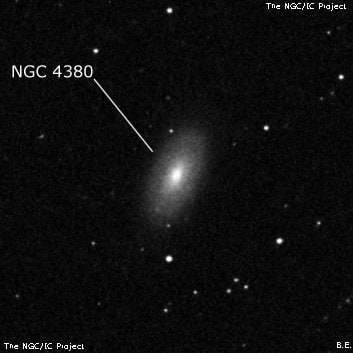 NGC 4380 - галактика. Описание NGC 4380:, Галактика в созвездии Дева