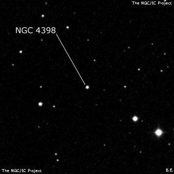 NGC 4398 - одиночная звезда. Описание NGC 4398:, Двойная звезда в созвездии Дева