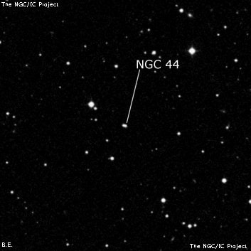 NGC 44 - две звезды. Описание NGC 44:, Двойная звезда в созвездии Андромеда