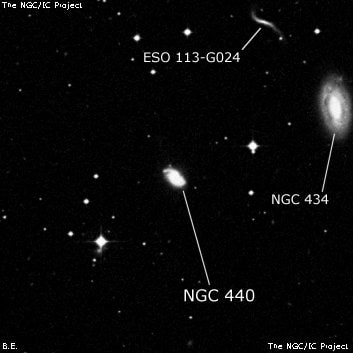 NGC 440 - галактика. Описание NGC 440:, Галактика в созвездии Тукан