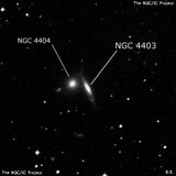 NGC 4403 - галактика. Описание NGC 4403:, Галактика в созвездии Дева