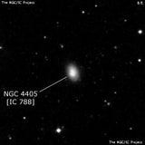 NGC 4405 - линзовидная галактика. Описание NGC 4405:, Галактика в созвездии Волосы Вероники