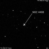 NGC 4408 - линзовидная галактика. Описание NGC 4408:, Галактика в созвездии Волосы Вероники