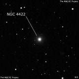 NGC 4422 - галактика. Описание NGC 4422:, Галактика в созвездии Дева