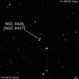 NGC 4426 - две звезды. Описание NGC 4426:, Объект глубокого космоса в созвездии Волосы Вероники