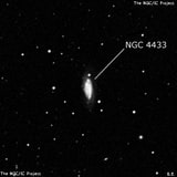 NGC 4433 - спиральная галактика с баром. Описание NGC 4433:, Галактика в созвездии Дева