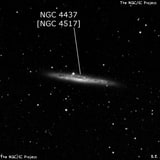 NGC 4437 - спиральная галактика. Описание NGC 4437:, Галактика в созвездии Дева