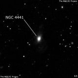 NGC 4441 - спиральная галактика с баром. Описание NGC 4441:, Галактика в созвездии Дракон
