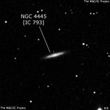 NGC 4445 - галактика. Описание NGC 4445:, Галактика в созвездии Дева