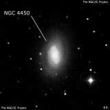 NGC 4450 - галактика. Описание NGC 4450:, Галактика в созвездии Волосы Вероники