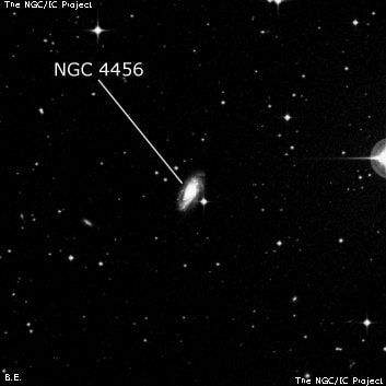 NGC 4456 - галактика. Описание NGC 4456:, Галактика в созвездии Гидра