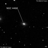 NGC 4468 - галактика. Описание NGC 4468:, Галактика в созвездии Волосы Вероники