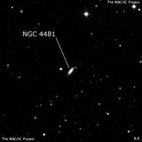 NGC 4481 - спиральная галактика. Описание NGC 4481:, Галактика в созвездии Дракон