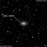 NGC 4499 - спиральная галактика с баром. Описание NGC 4499:, Галактика в созвездии Центавр