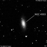 NGC 4503 - спиральная галактика с баром. Описание NGC 4503:, Галактика в созвездии Дева