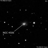NGC 4506 - спиральная галактика с баром. Описание NGC 4506:, Галактика в созвездии Волосы Вероники