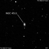 NGC 4511 - галактика. Описание NGC 4511:, Галактика в созвездии Большая Медведица