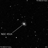 NGC 4514 - галактика. Описание NGC 4514:, Галактика в созвездии Волосы Вероники