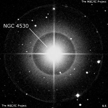 NGC 4530 - одиночная звезда. Описание NGC 4530:, Двойная звезда в созвездии Гончие Псы