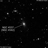 NGC 4537 - спиральная галактика. Описание NGC 4537:, Объект глубокого космоса в созвездии Гончие Псы
