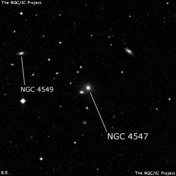 NGC 4547 - галактика. Описание NGC 4547:, Галактика в созвездии Большая Медведица